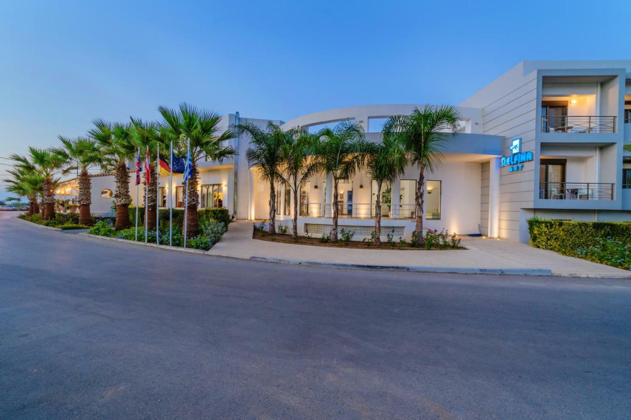 Delfina Boutique Hotel Paralia Kourna Экстерьер фото